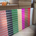 17mm Melamine Paper Face Slotted MDF with Aluminum 0.4mm-0.5mm